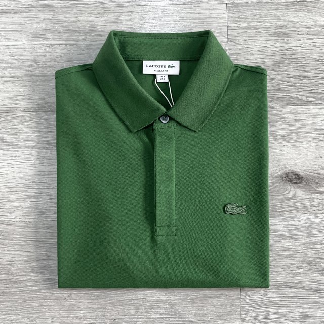 Lacoste Men's Business Casual Polo Shirt Classic Short Sleeve T-shirt Multi-color - 6