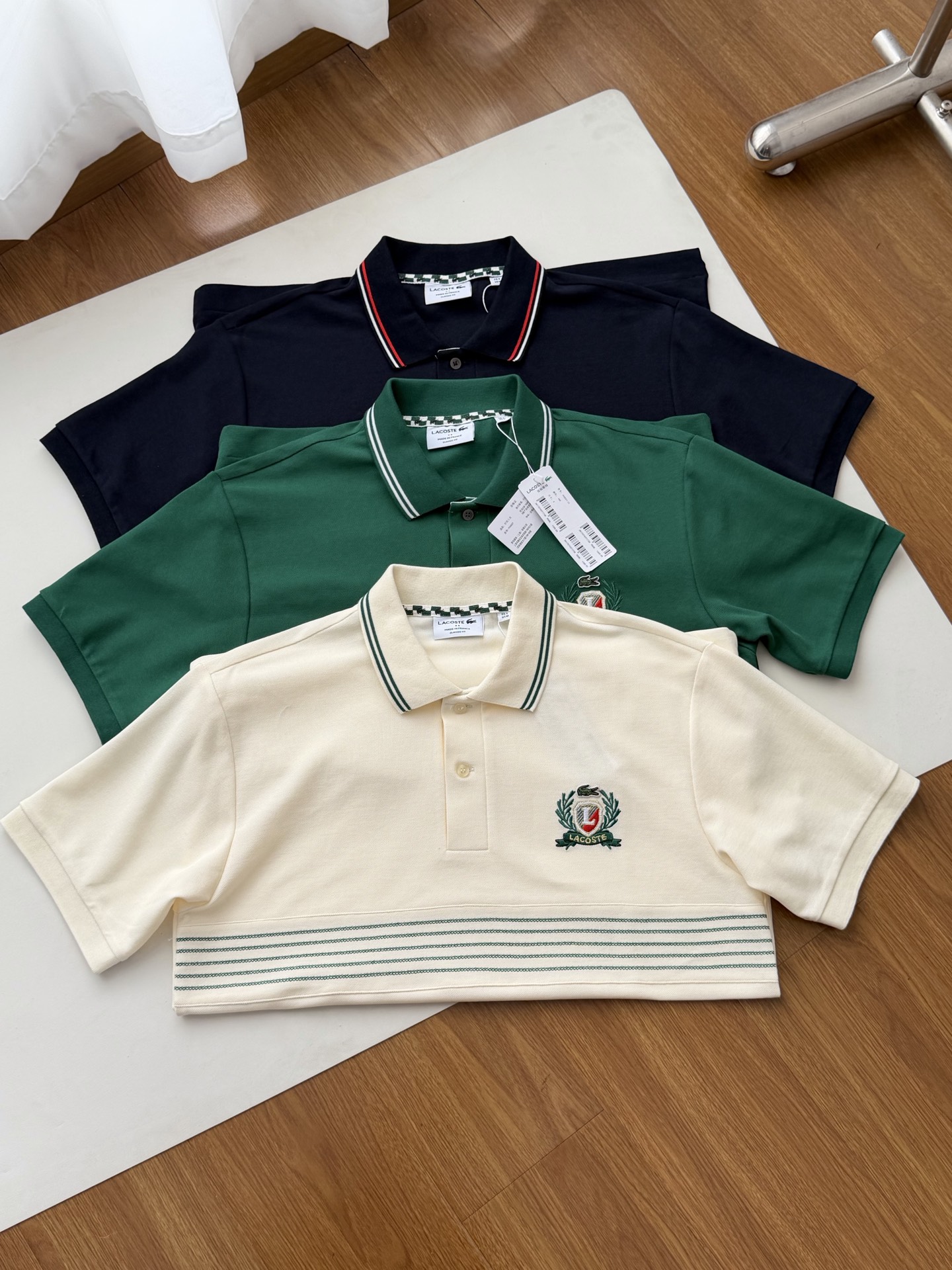 Lacoste Men's Business Casual Polo Shirt Classic Short Sleeve T-shirt Multi-color - 8